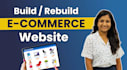 be your ecommerce website developer, build, rebuild as a full stack developer