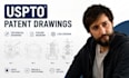 uspto patent technical drawing, patent figure redraw, cad design