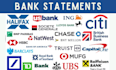 reconcile bank statement PDF to editable format
