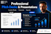 design professional pitch decks, corporate presentations and keynotes