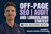 do off page SEO audit and link building strategy