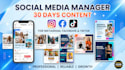 be your social media manager and content creator