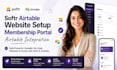 design softr airtable website setup membership portal airtable integration