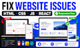 fix responsive website issues