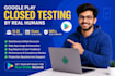 provide google play android closed testing 20 tester 12 tester beta mobile app