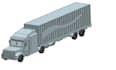 3d toy truck model created from few reference dimensions