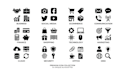 design modern custom icon packs for apps and websites