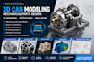 do 3d cad modeling mechanical part 3d redering prototyping and simulation