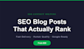 write SEO blog posts that rank
