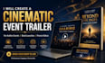 create cinematic book launch and author event videos