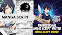 write engaging manga and anime scripts for your youtube channel