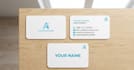 create clean minimal business card design