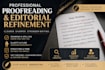 professionally proofread and refine your writing
