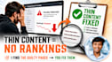 identify thin content pages on your website with manual SEO audit