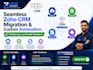 do zoho CRM migration and custom workflow automation