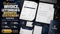 create a custom invoice editable template and letterhead