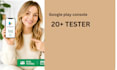 provide real 12 testers for google play closed testing