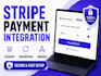 integrate stripe payment gateway, stripe checkout, subscription webhook