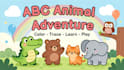 create a unique educational animal alphabet coloring book