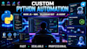 code custom python automation python scripting node js n8n telegram bot ai agent