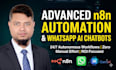 build custom n8n automation workflows and ai chat bots