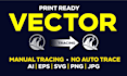 convert logo or image to vector tracing and redraw with fast delivery