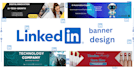 design a professional linkedin banner cover and post