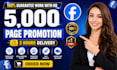 increase 5,000 facebook page followers fast