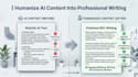 humanize ai generated content professionally