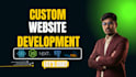 build a custom website as a designer and fullstack developer