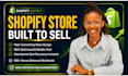 shopify ecommerce website development, design redesign shopify store expert