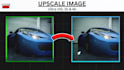 enhance and upscale any image to HD, 4k quality