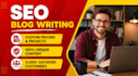 write SEO blog posts fast delivery human made
