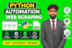 build python automation scripts, web scraping bots, and data extraction tools