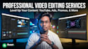 do professional talking head video editing