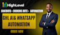 do gohighlevel ai chatbot whatsapp integration booking automation
