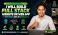 build a full stack website or web app with react node js and next js
