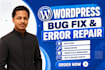 fix wordpress errors fix wordpress bugs and critical issues