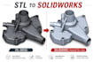 convert stl mesh into editable parametric  cad model