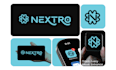 design a modern tech startup saas app and technology logo