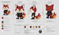 create custom plush reference sheet and stuffed animal tech pack