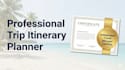 design a custom travel itinerary planner