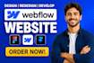 do website development in webflow and framer