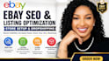 do ebay seo, ebay listing optimization, ebay store setup and ebay dropshipping