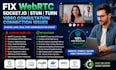 fix webrtc socket io livekit video consultation docker aws bigbluebutton setup