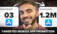 increase IOS app install, mobile app promotion, app marketing, game promotion