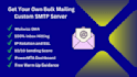 create SMTP server with high inbox delivery