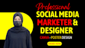 design social media post graphics, social media post design
