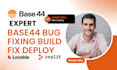 convert base44 or loveable app to capacitor native IOS and android app publish