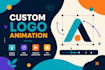 a custom logo animation